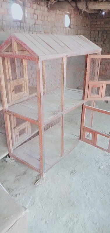 Double door Wooden cages 2