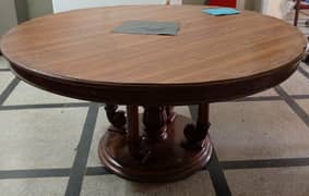 Wooden Dining Table+Wooden Chairs for sale at UET New Campus KSK