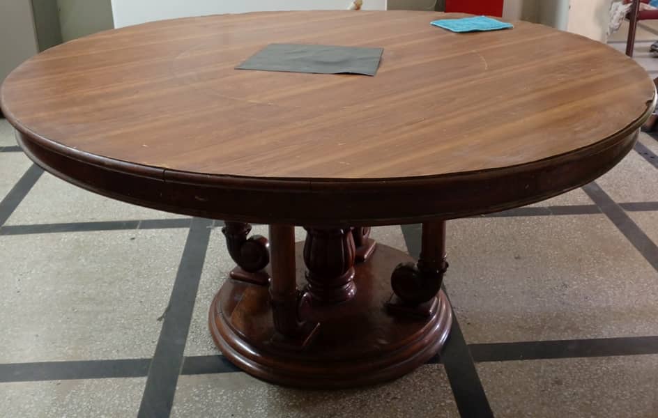 Wooden Dining Table+Wooden Chairs for sale at UET New Campus KSK 0