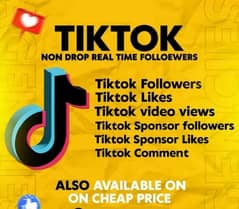 TikTok followers likes and views