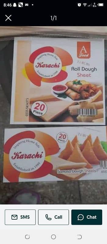 Karachi somosa rollpatti 1