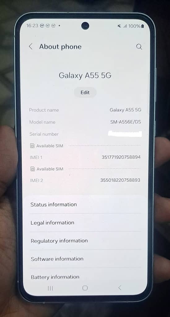 Samsung A55 5G - 256GB - Just Box Open 9