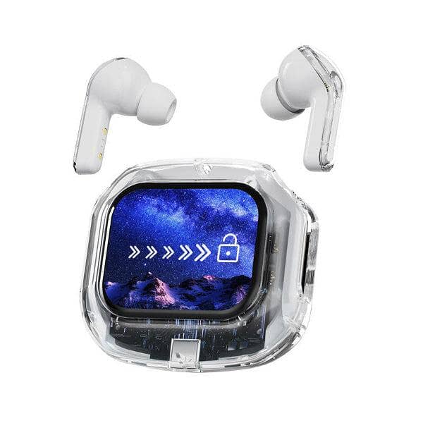 Air Max LCD Display Transparent Earbuds 2