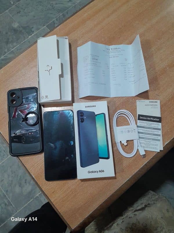 Samsung A06 4/64 new (Sale or Exchang) with laptop or 2 mob 2