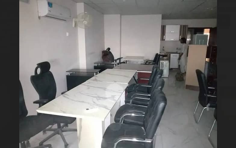 Office for rent furnish & unfurnish in Bahria town karachi 7