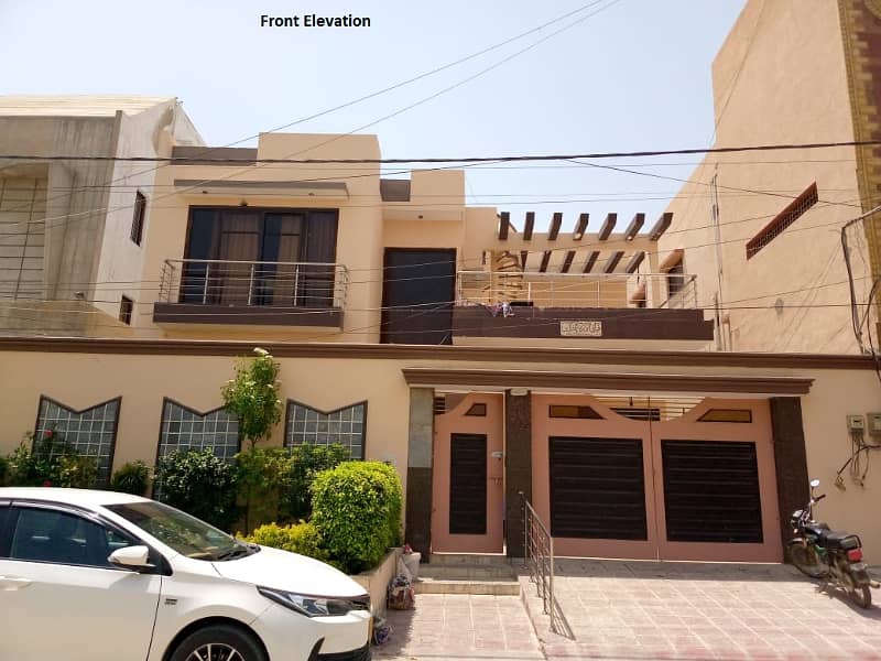 House 400 Sq Yards Ground Plus 1st Story 6 Beds DD In Gate 1 PIA Society Gulistan e Jauhar 0