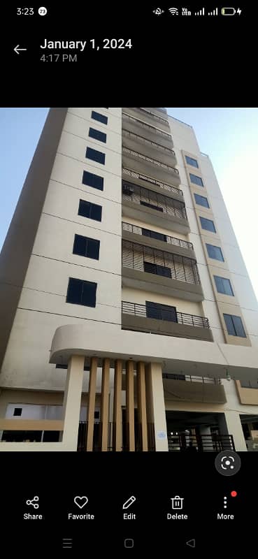 Burj Ul Uhad Brand New Luxuries Flat 3 Beds DD West Open In Jinnah Avenue Malir Cantt 0