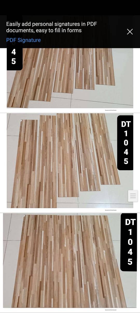 Wood-look vinyal Tiles/  Vinyl Plank flooring/ Durable flooring. 1