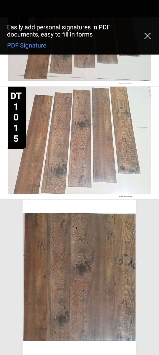 Wood-look vinyal Tiles/  Vinyl Plank flooring/ Durable flooring. 8