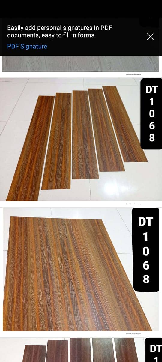 Wood-look vinyal Tiles/  Vinyl Plank flooring/ Durable flooring. 19