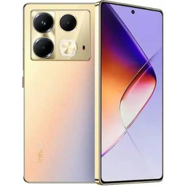 Infinix Note 40 gold colour 8+8gb 258gb 0