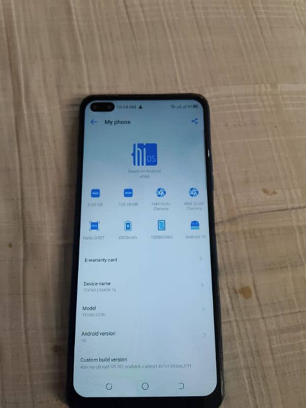 Tecno Camon 16  8+128 3