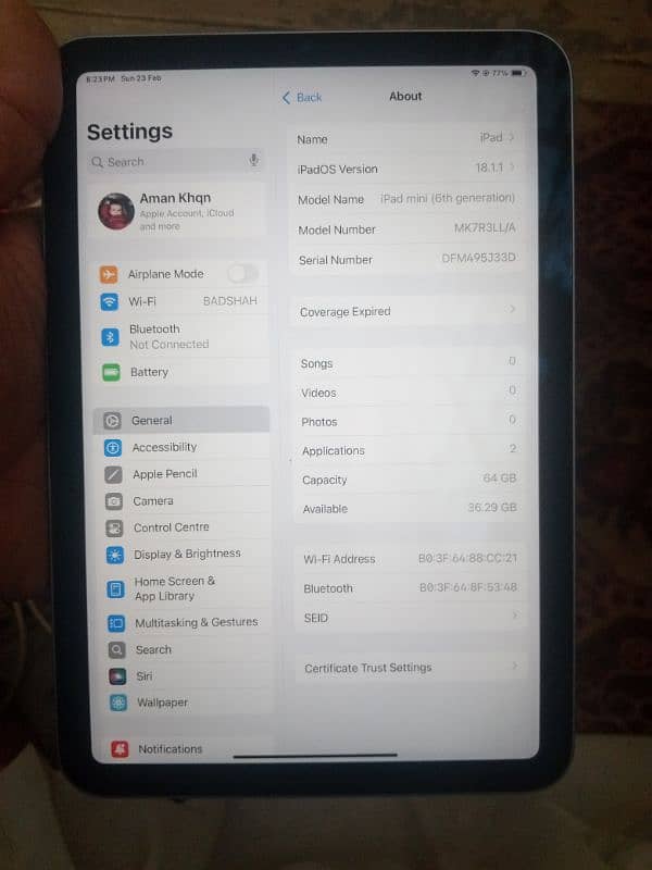 IPAD MINI 6 WITH BOX 2