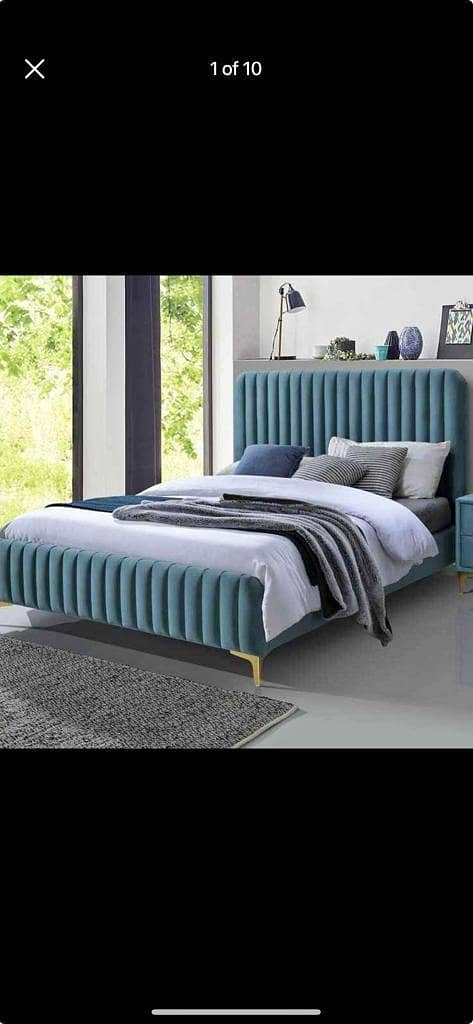 Double Bed - Bed Set - Side Table - Dressing - Poshish Bed For Sale 18