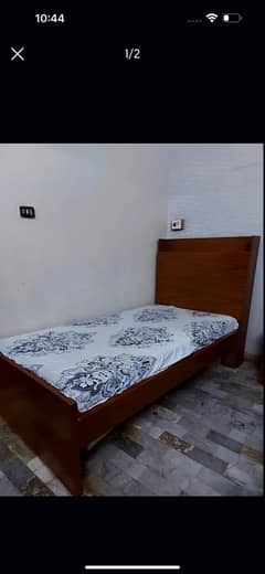 bed and mattress