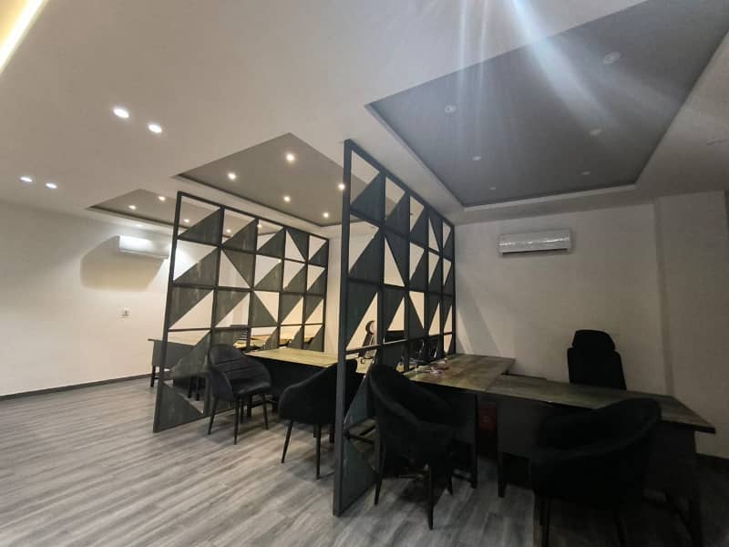 Furnished Office for Rent in Johar Town for (Call center + Software house + Marketing Office & Other Setup as You Want) 11