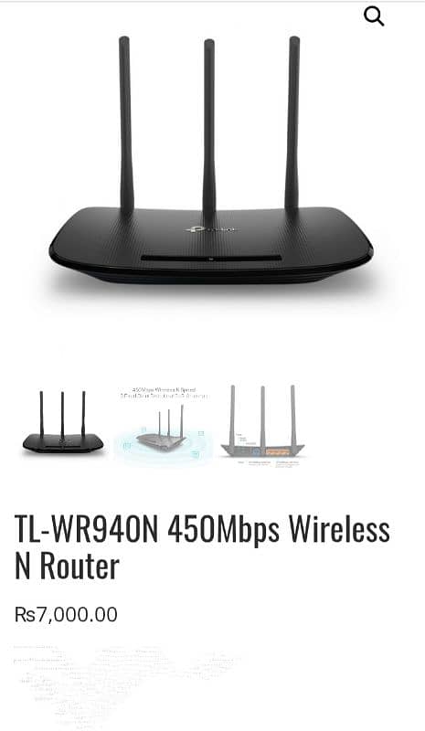 Tp Link TL-wr940N Wifi Router 1