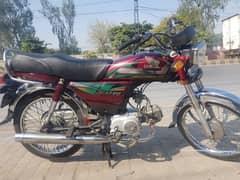 CD 70 red bike sale