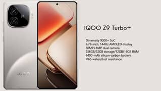 vivo iqoo z9 terbo plus 5G - 144hz dimensity 9300 ultra 32gb ram