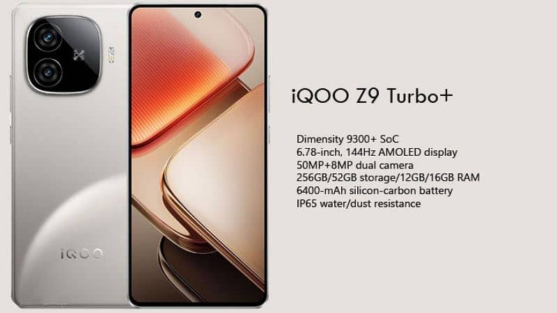 vivo iqoo z9 terbo plus 5G - 144hz dimensity 9300 ultra 32gb ram 4