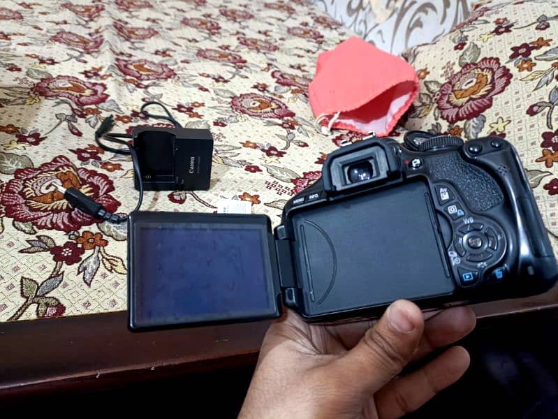 Canon 600D with two lens dslr camera rotate lcd for vlog 03209041035 3