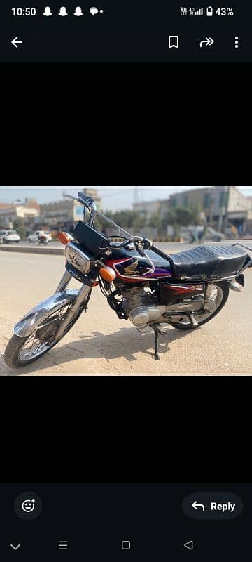 Used Honda CG125 model 2017 1