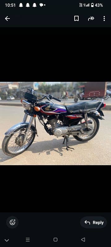 Used Honda CG125 model 2017 5