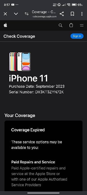 Iphone 11 64gb jv 7