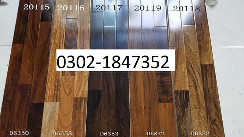 vinyl floor wood floor wooden tiles / glass window blinds / wallpaper 0