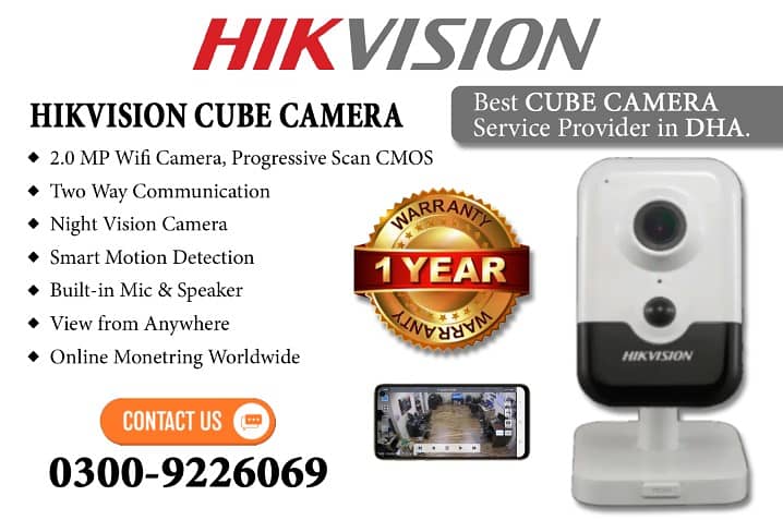 HIKVision Wifi Cube Camera In DHA 0