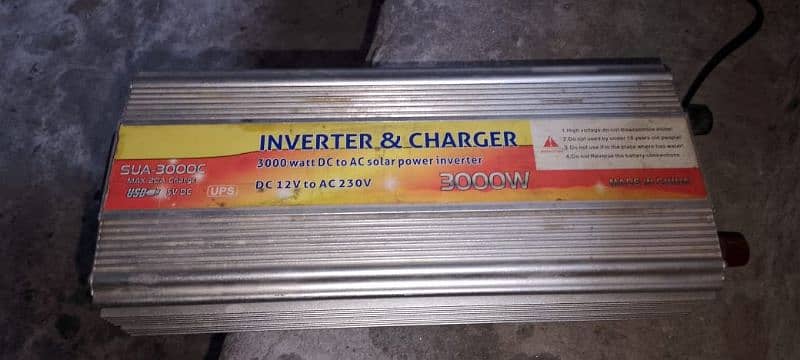 sua inventer 3000 w with charger 20 amp 0