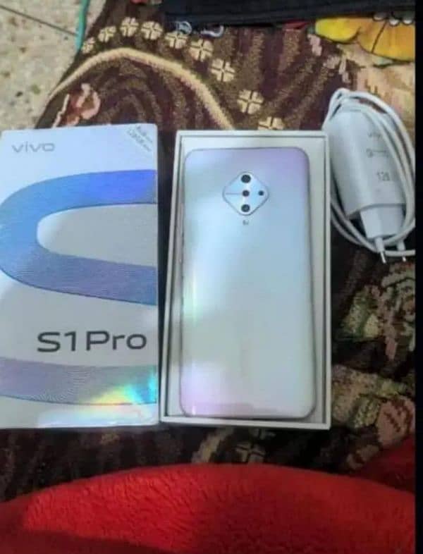 vivo s1pro 8/128 complete box urgent sale connect OLX 0