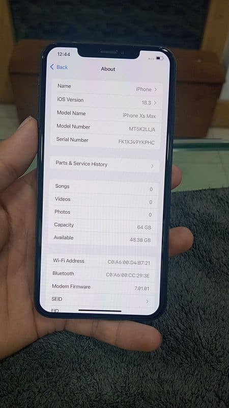 iPhone xsmax 64 GB water pack urgent sale 1