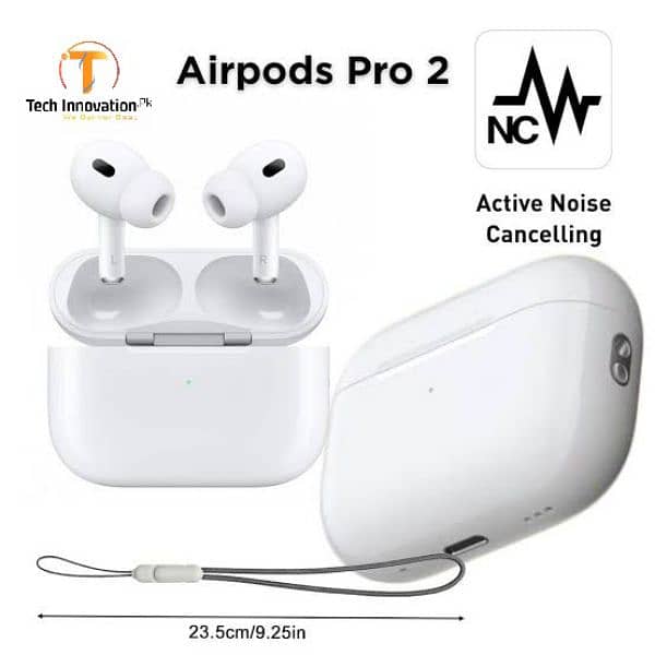 Apple Airpods pro 2 ANC. 4th Gen. Warles Bluetooth Airbuds Samartwatch 1