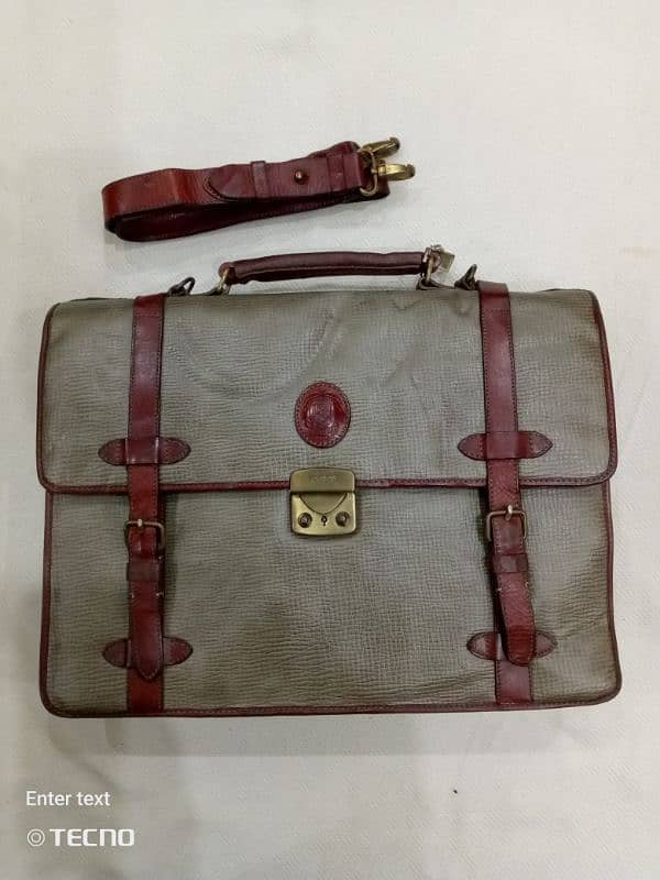 Laptop bag pure leather 0