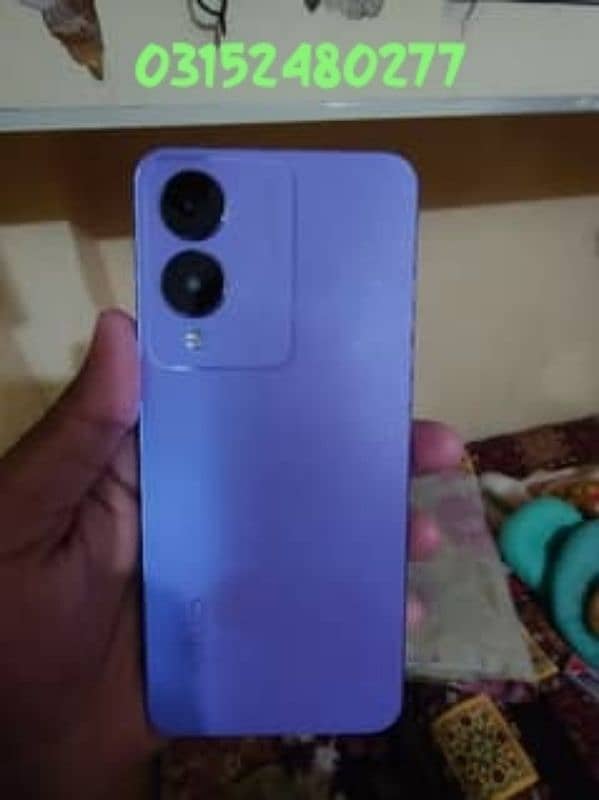 urgent sale WhatsApp and call 03x15-24x80x277, Vivo y17s purple colour 2