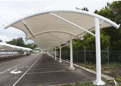 Car Parking shades, Canopy shade, Pvc tensile shed, Porch, Wall mount