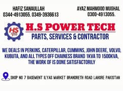 Generator Repair Services/Rental Generator/PARTS In Lahore 24/7