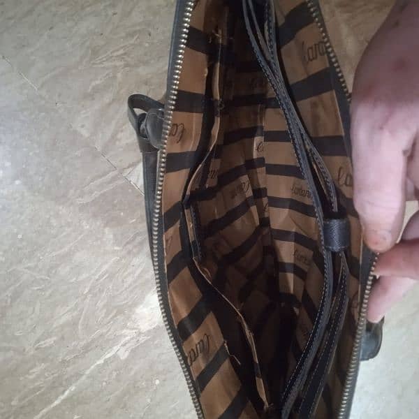 Laptop bag pure leather 5
