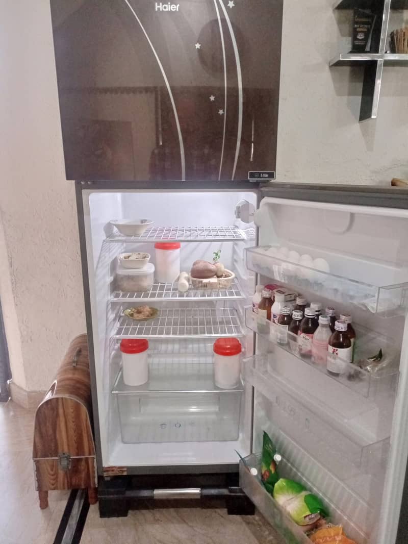 Haier Fancy fridge with Glass Door 5