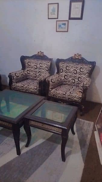 chiniottie five seater sofa in   good condition 4