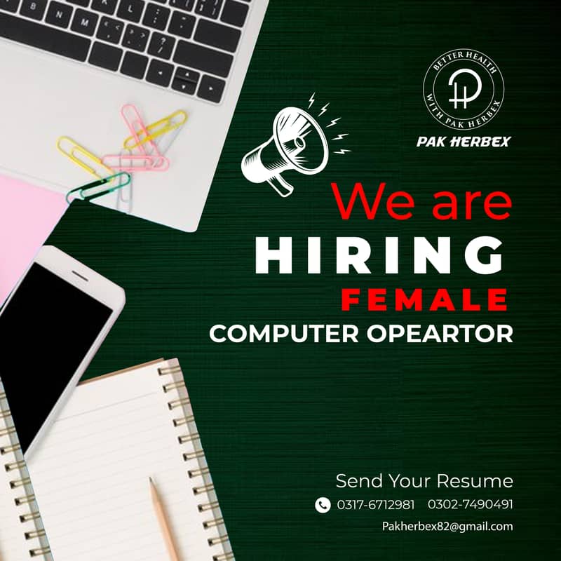 Hiring a Female Computer Operator 0