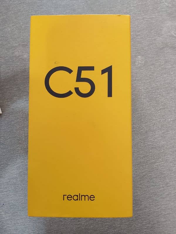 Realme C51 With Box and Charger 8