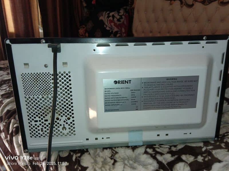 Orient microwave oven brand new condition 5