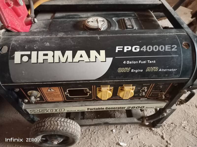 Firman Generator 2.5KVA for Sale 1