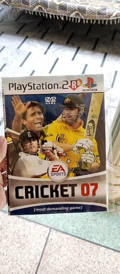 EA sport Cricket 07 PS2 Game DVD