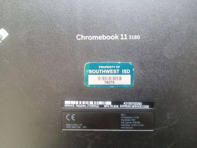 Chrome book 3180 16 GB 3