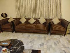 7 seater sofa set made from pure wood