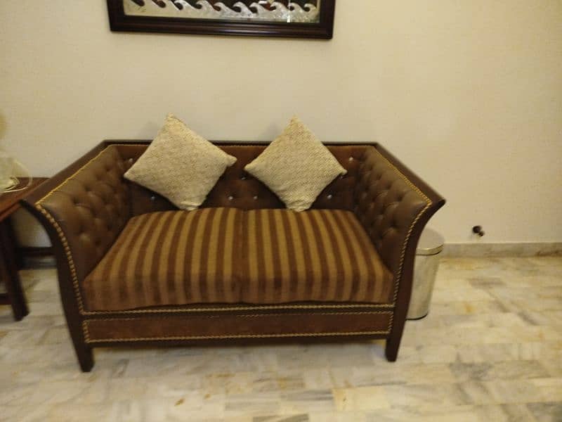 7 seater sofa set made from pure wood 1