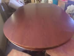 wooden dining table